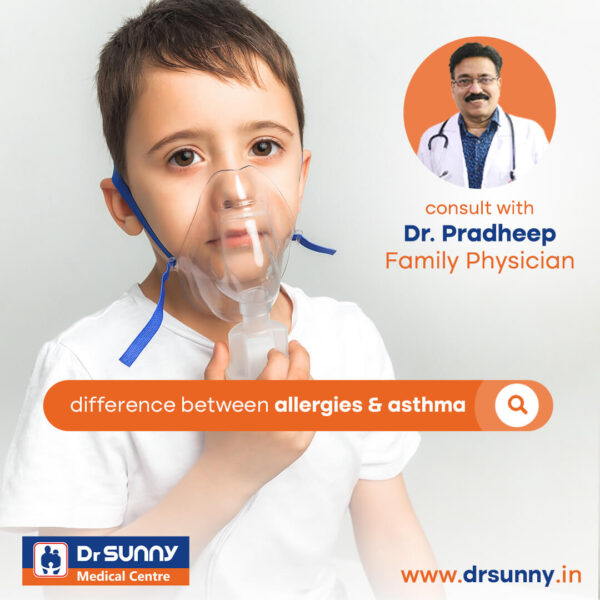 The difference between allergies & asthma Dr Sunny Medical Centre Bellandur Sarjapur Road