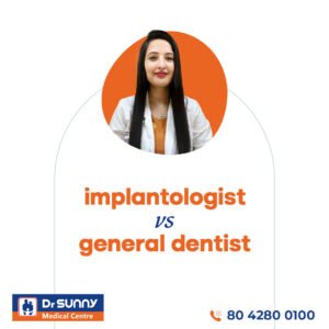 Difference between implantologist & general dentist